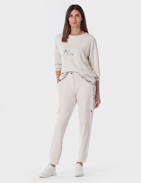 Pantalón jogger Punt Roma slim para mujer