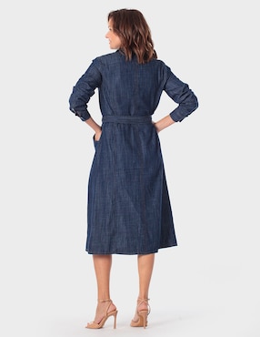 Vestido midi casual Punt Roma para mujer