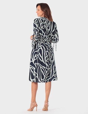 Vestido 3/4 casual Punt Roma para mujer