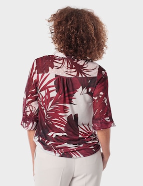 Blusa Punt Roma manga al codo para mujer