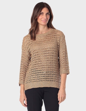 Blusa Punt Roma manga 3/4 para mujer