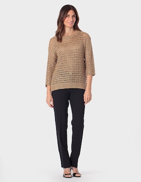 Blusa Punt Roma manga 3/4 para mujer