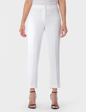 Pantalón capri Punt Roma recto para mujer