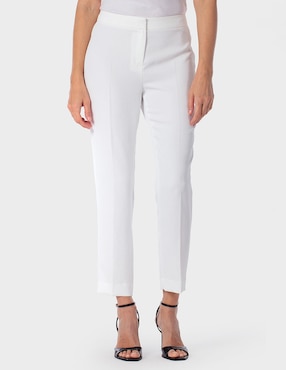 Pantalón capri Punt Roma recto para mujer