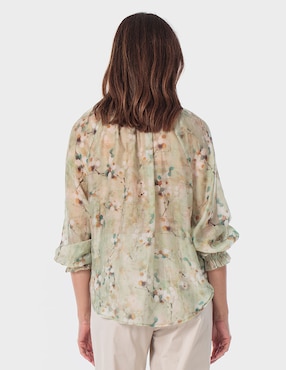 Blusa Punt Roma manga 3/4 para mujer