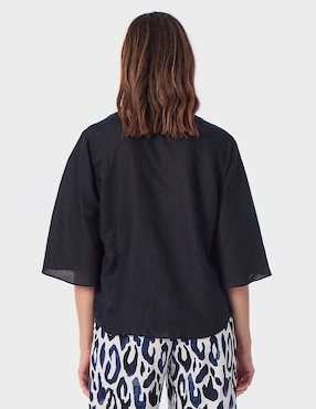 Blusa Punt Roma manga 3/4 para mujer