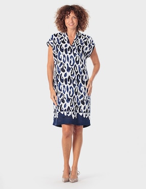 Vestido a la rodilla casual Punt Roma para mujer