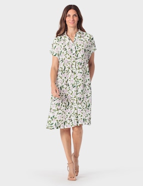 Vestido a la rodilla casual Punt Roma para mujer