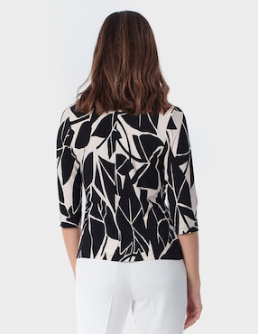 Blusa Punt Roma manga 3/4 para mujer