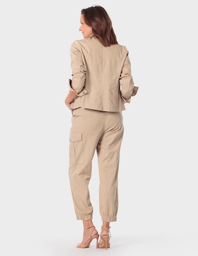 Pantalón cargo Punt Roma straight para mujer