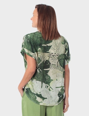 Blusa Punt Roma manga larga para mujer