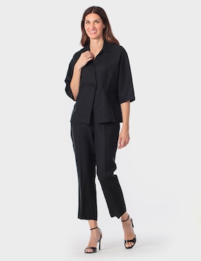 Pantalón de vestir Punt Roma slim para mujer
