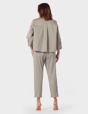 Pantalón capri Punt Roma relajado para mujer
