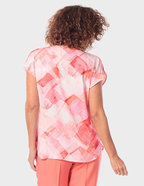Blusa Punt Roma manga corta para mujer
