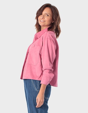 Chamarra denim Punt Roma para mujer