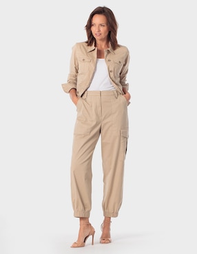 Chamarra denim Punt Roma para mujer