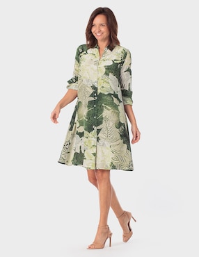 Vestido arriba de la rodilla casual Punt Roma para mujer