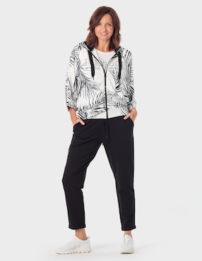 Pants slim Punt Roma con agujeta para mujer