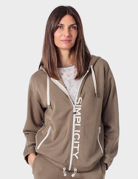Sudadera con bolsillos Punt Roma para mujer