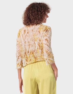 Blusa Punt Roma manga 3/4 para mujer