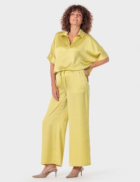 Blusa Punt Roma manga al codo para mujer