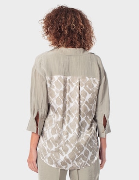 Blusa Punt Roma manga 3/4 para mujer