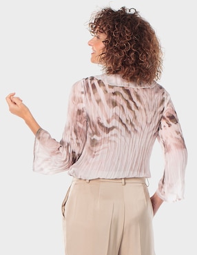 Blusa Punt Roma manga 3/4 para mujer