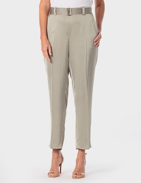 Pantalón de vestir Punt Roma slim para mujer