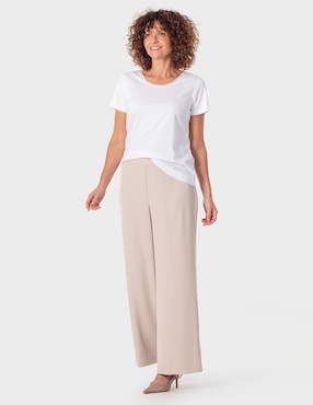 Playera manga corta Punt Roma cuello redondo para mujer