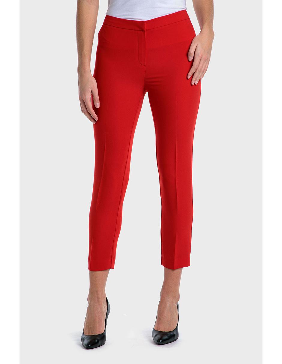 Pantalón capri Punt Roma corte skinny rojo en Liverpool