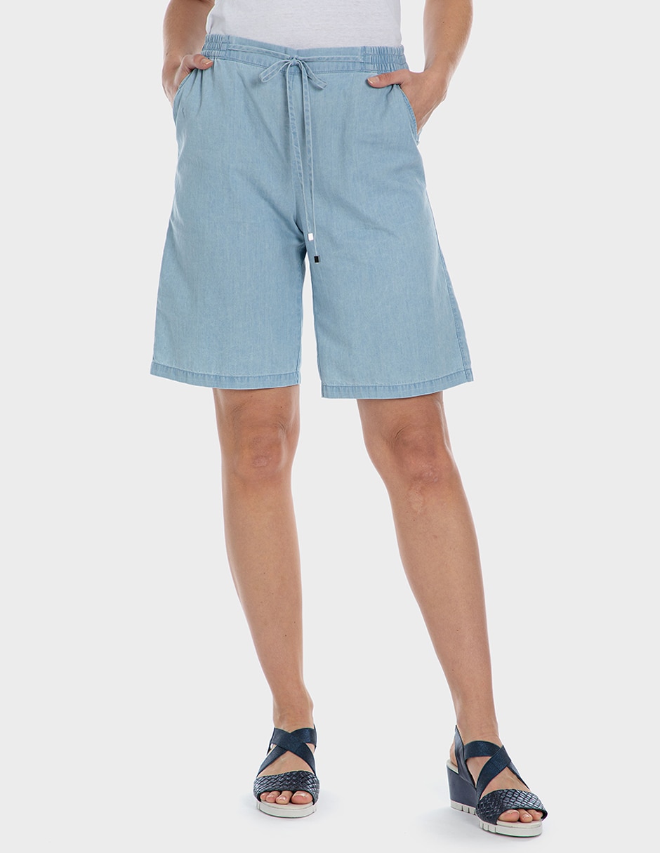 SHORT BOLSILLO PUNTO ROMA | Distrito Moda