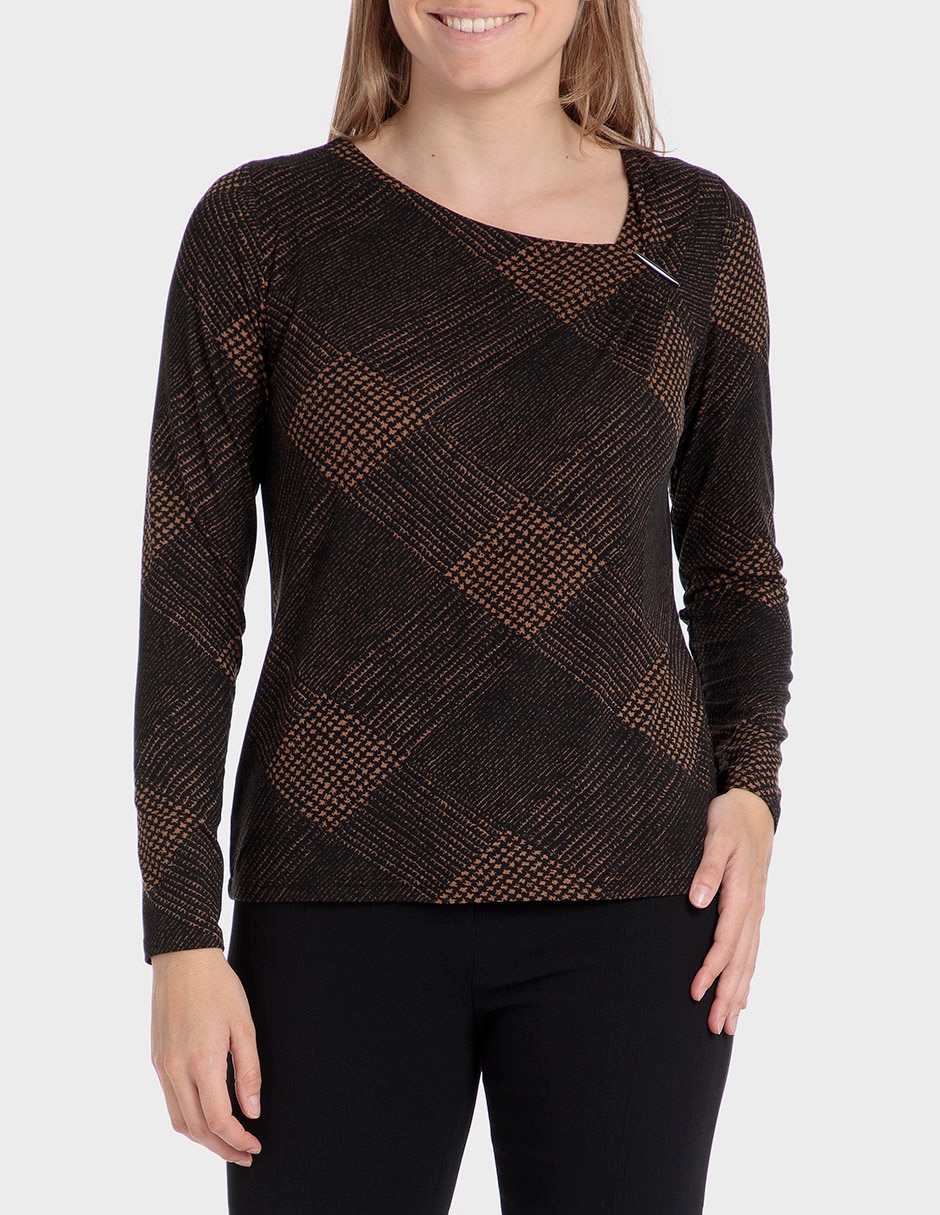Blusa manga larga para mujer 1
