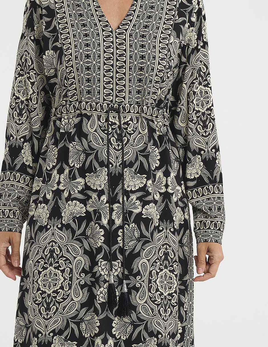 Vestido midi casual para mujer