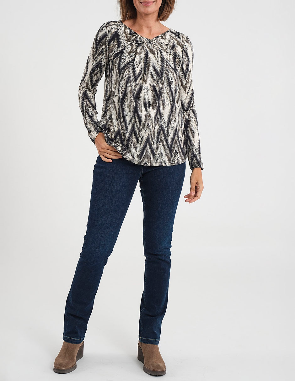 Blusa manga larga para mujer 3
