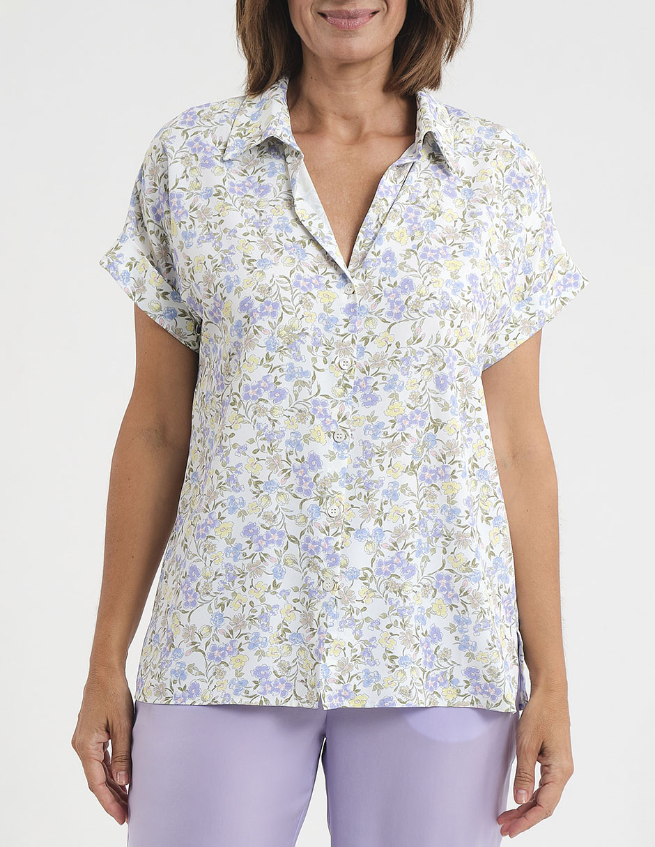 Blusa manga corta para mujer 1
