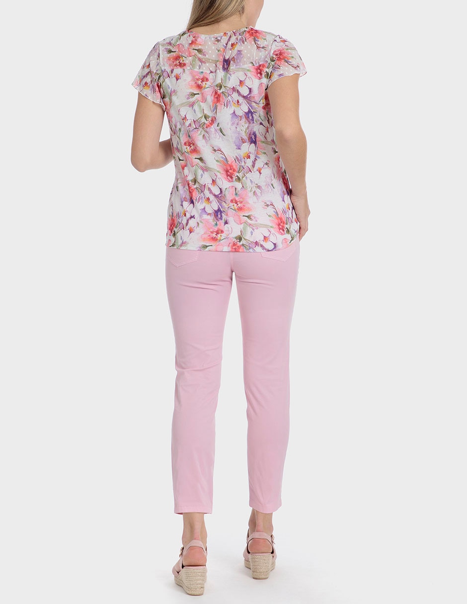 Pantalón capri slim para mujer 2