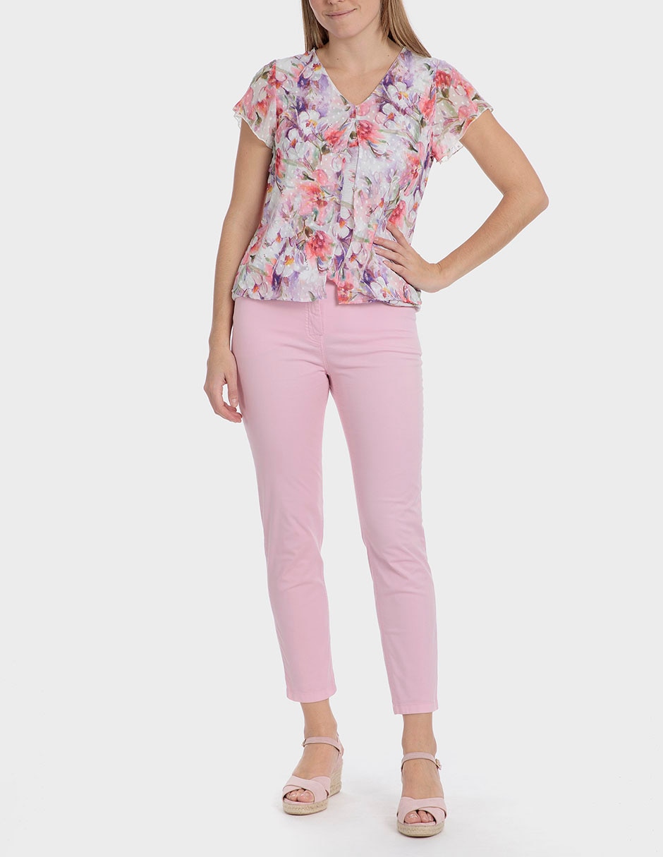 Pantalón capri slim para mujer 3