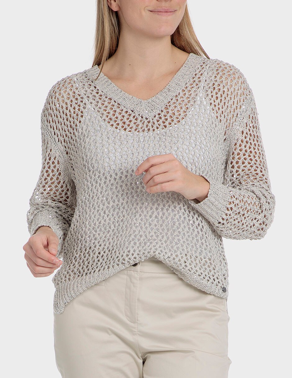 Tenis Dkny Mujer CAMISA DE MANGA LARGA CON BOTONES Y OJALES Dkny