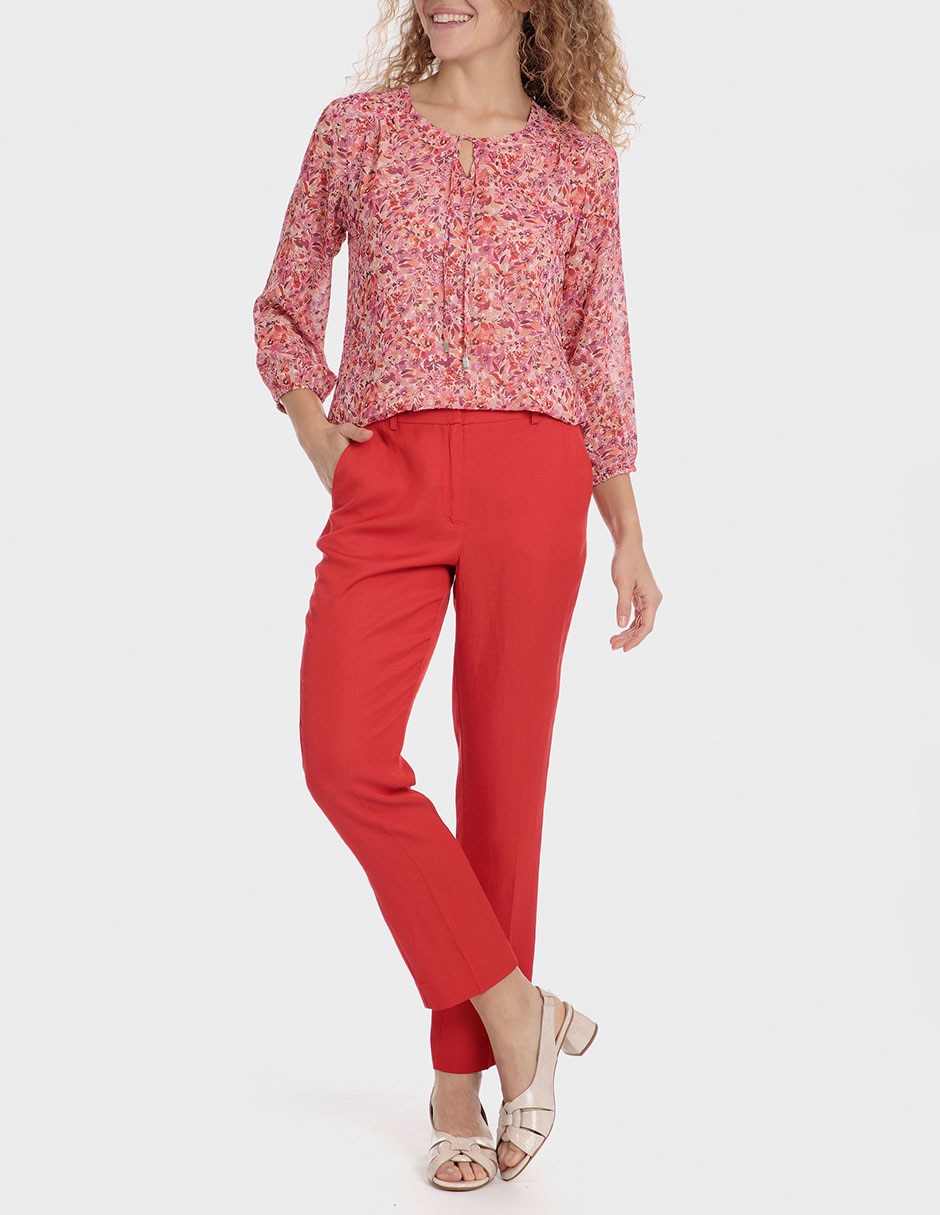 Pantalón slim para mujer