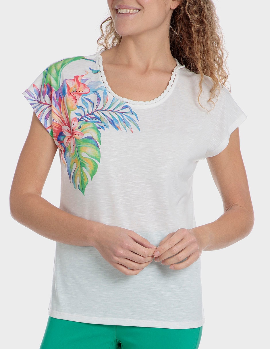 Blusa manga corta para mujer Blusa manga corta para mujer