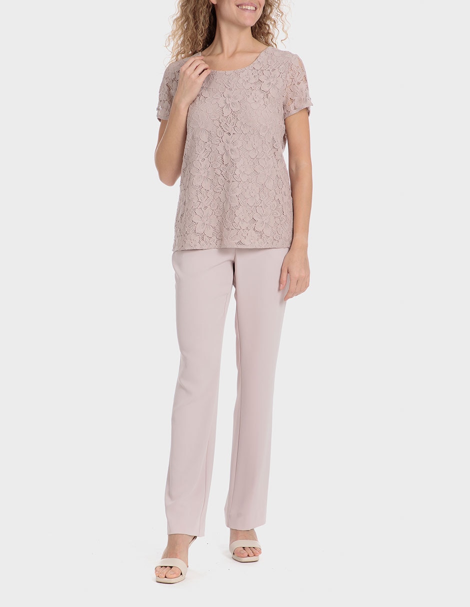 Blusa manga corta para mujer 3
