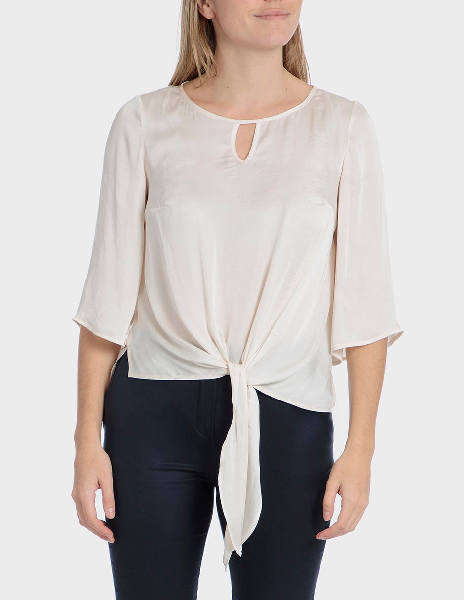 Blusa manga 3/4 para mujer Blusa manga 3/4 para mujer