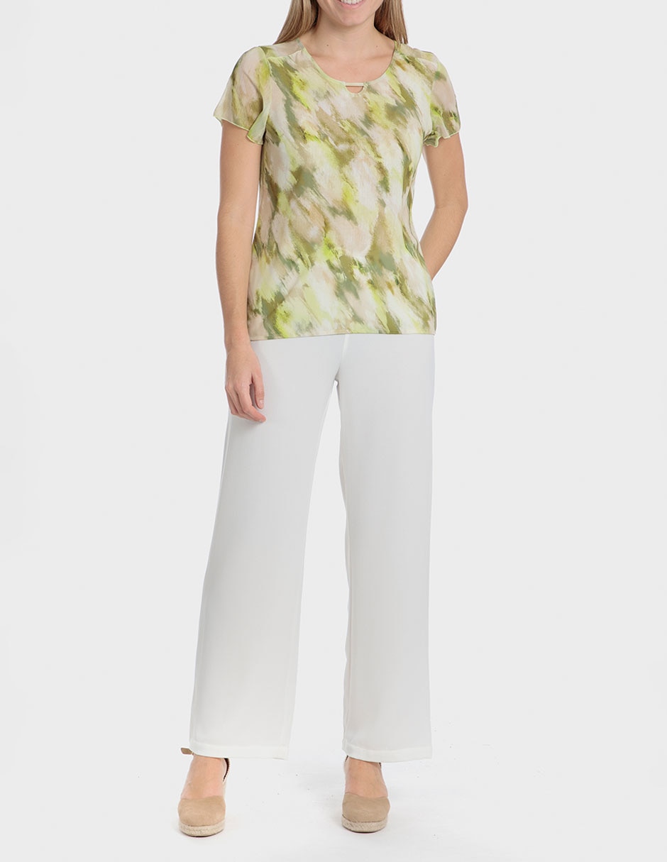 Pantalón de vestir regular para mujer