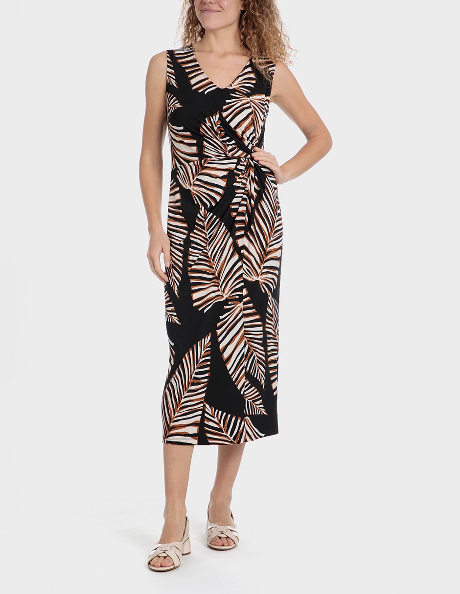Vestido midi casual para mujer Vestido midi casual para mujer