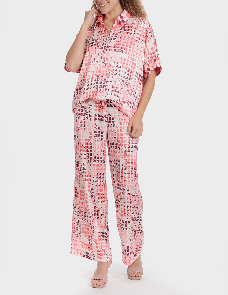 Blusa manga al codo para mujer 3