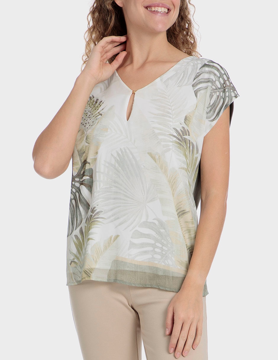 Blusa manga corta para mujer Blusa manga corta para mujer