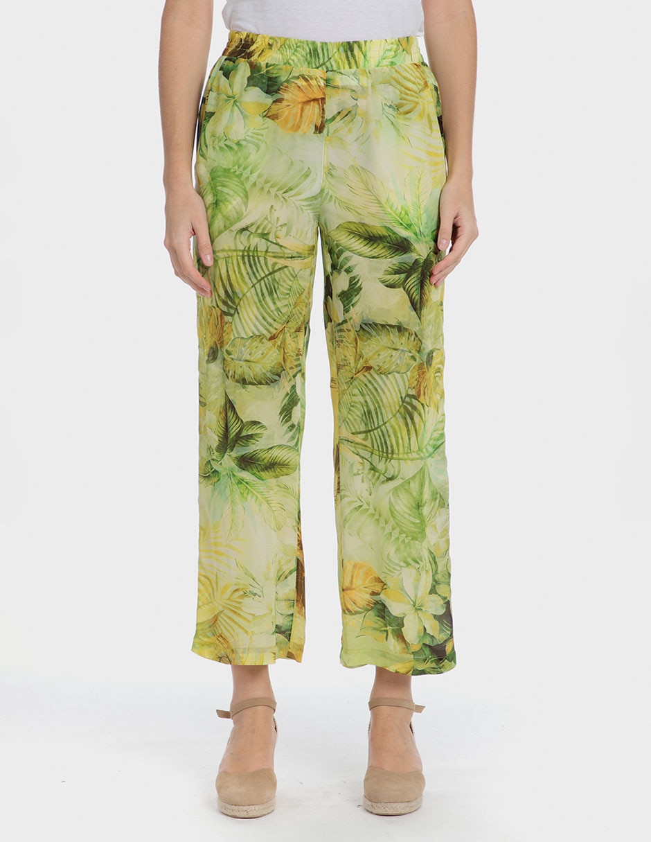 Pantalón coulotte straight para mujer