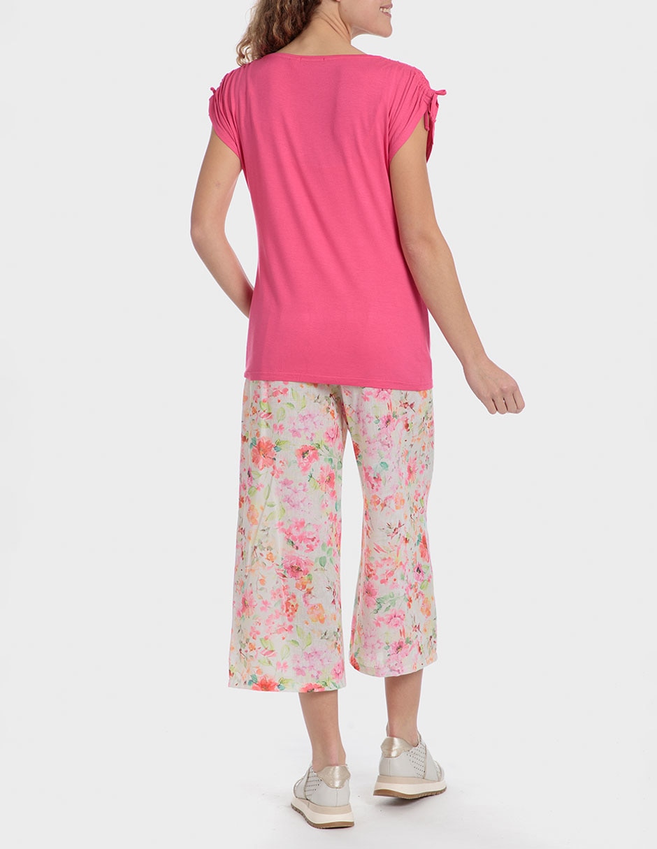 Pantalón capri regular para mujer 2