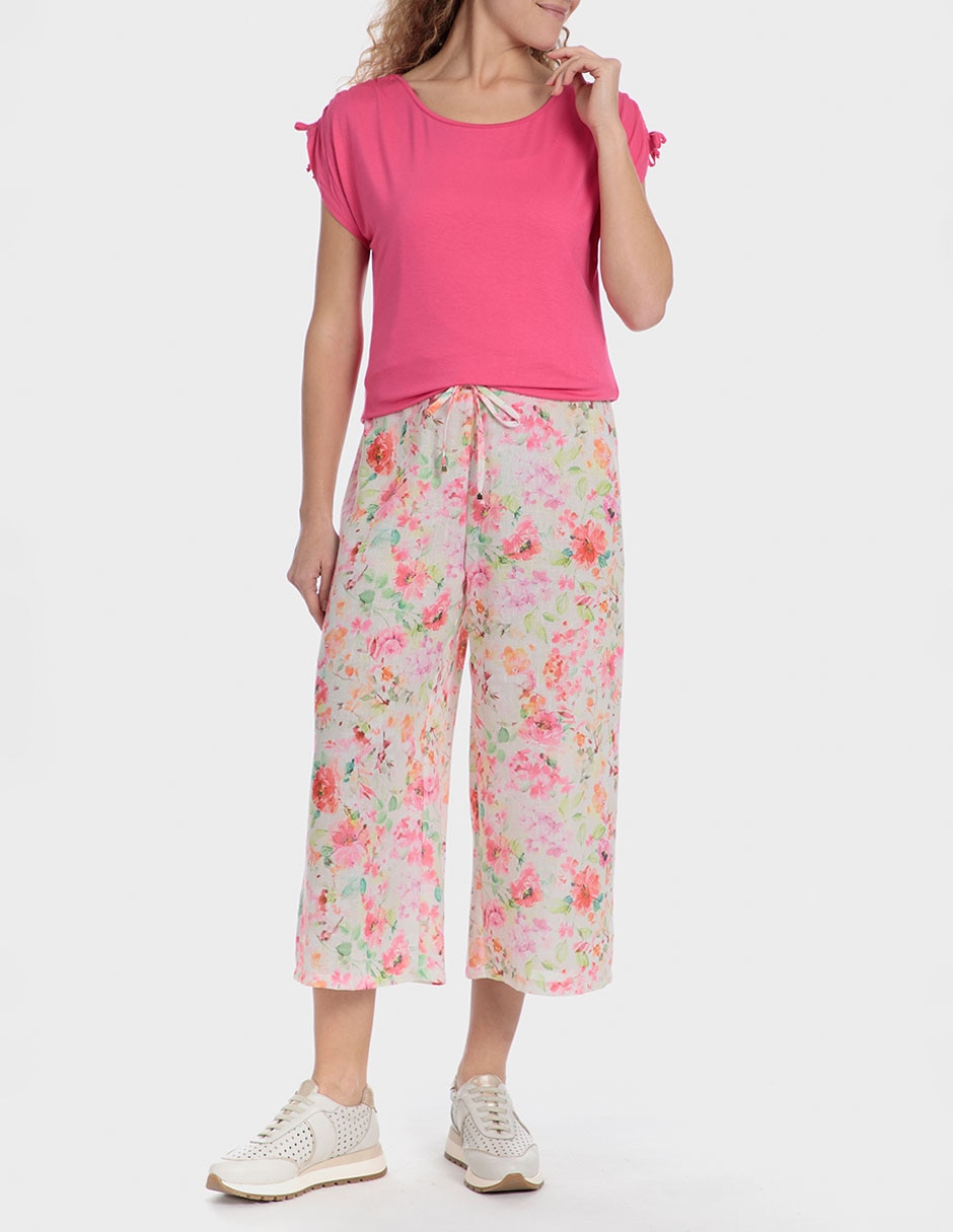 Pantalón capri regular para mujer 3