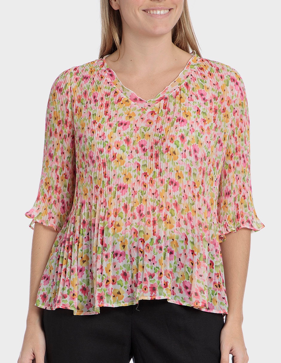 Blusa manga 3/4 para mujer 1